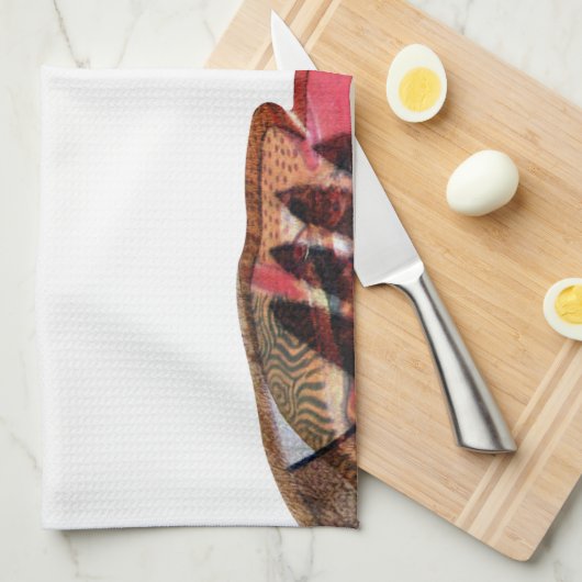 Schöne, schöne Farben Geschirrtuch (Viertel Falte)