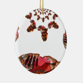 Schöne, schöne Farben Keramik Ornament (Rechts)