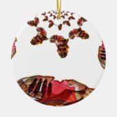 Schöne, schöne Farben Keramik Ornament (Vorne)