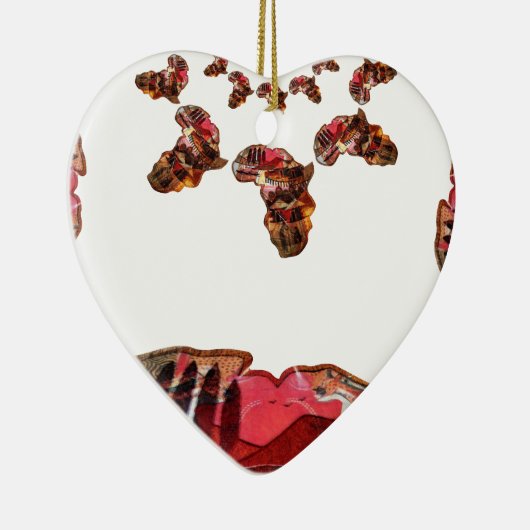 Schöne, schöne Farben Keramik Ornament (Rechts)