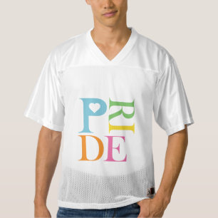 SCHÖNE SCHÖNE, FARBSCHNELLE FUN PRIDE TYPOGRAPHIE MÄNNER FOOTBALL TRIKOT