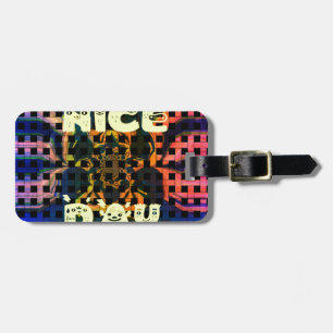 Schöne schöne haben einen schönen Tag Text drucken Gepäckanhänger