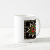 Schöne schöne Kenya Kulturmotif Geometrie Kaffeetasse (VorderseiteRechts)