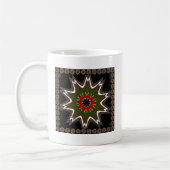 Schöne schöne Kenya Kulturmotif Geometrie Kaffeetasse (Links)