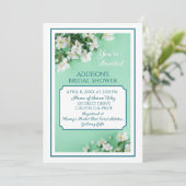 Schöne Schönheit! Custom Bridal Dusche Einladung (Stehend Vorderseite)