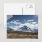 Schöne schottische Berge Postkarte (Vorne/Hinten)