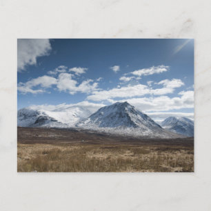 Schöne schottische Berge Postkarte