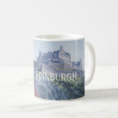 Schöne schottische Burg Edinburgh Castle Kaffeetasse (VorderseiteRechts)