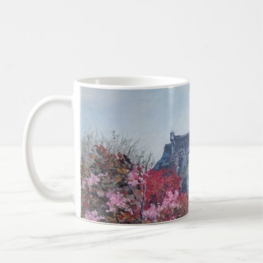 Schöne schottische Burg Edinburgh Castle Kaffeetasse (Links)