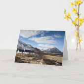 Schöne schottische Landschaft Karte (Gelbe Blume)