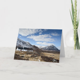 Schöne schottische Landschaft Karte