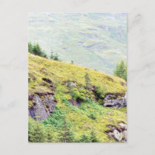 Schöne schottische Landschaft Postkarte