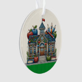 Schöne Schule - Lehrer - Siehe zurück Ornament (Vorderseite)