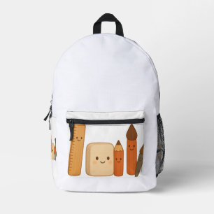 Schöne Schulwerkzeuge - Niedlich transparent Bedruckter Rucksack