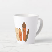 Schöne Schulwerkzeuge - Niedlich transparent Milchtasse (Rechte Ecke)