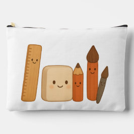 Schöne Schulwerkzeuge - Niedlich transparent Zubehörtasche