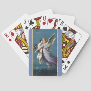 Schöne Schutzengel-Malerei Spielkarten