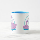 Schöne Schwäne Tasse (Zentrum)