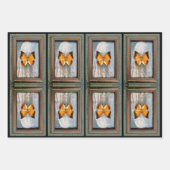 Schöne schwarz-Borded Charaxes Butterfly V2 Geschenkpapier Set (Vorderseite)