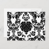 Schöne Schwarz-Weiß Damaskus Kunst, Dichtung und M Postkarte (Vorne/Hinten)