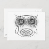 Schöne Schwarz-Weiß-Schale Postkarte (Vorne/Hinten)