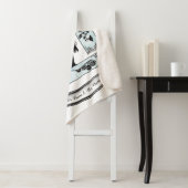 Schöne Schwarz-Weiß-Silhouette Sherpadecke (Beispiel)