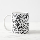 Schöne Schwarz-Weiß-Tasse Kaffeetasse (Links)