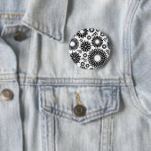 Schöne schwarz-weiße Knöpfe Button (Beispiel)