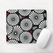 Schöne schwarz-weiße Mousepad (Mit Mouse)