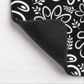 Schöne schwarz-weiße Mousepad (Ecke)