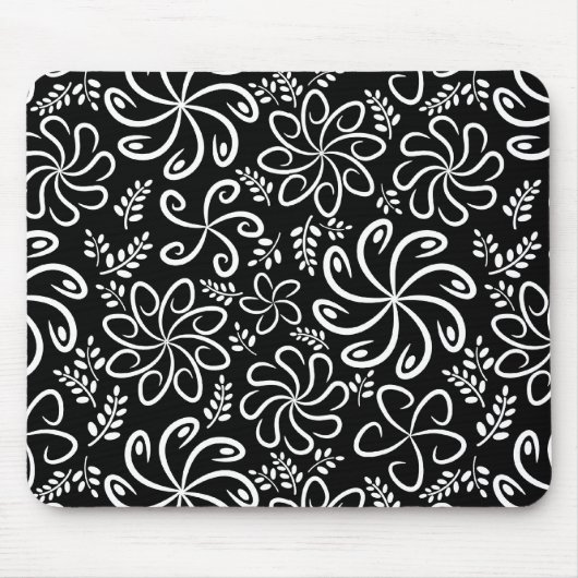 Schöne schwarz-weiße Mousepad (Vorne)