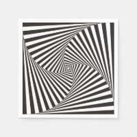 Schöne Schwarz-weiße spiralförmige optische Täusch