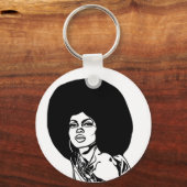 schöne schwarze afrikanische Frauen sehen sich abs Schlüsselanhänger (Vorderseite)