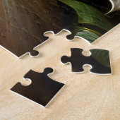 Schöne schwarze Fee unter Calla-Lilien Puzzle (Seite)