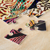 Schöne schwarze Frau digital Puzzle (Seite)