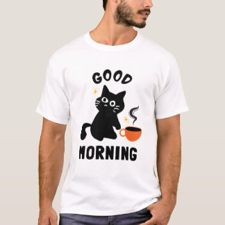 schöne schwarze Katzen T-Shirt