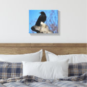 Schöne schwarze Keile Leinwanddruck (Insitu (Schlafzimmer))