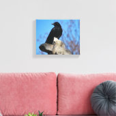 Schöne schwarze Keile Leinwanddruck (Insitu (Wohnzimmer))