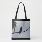 Schöne schwarze Keule auf einem Glied Tasche (Vorderseite)