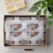 Schöne schwarze Mädchen-Engel-Muster-Design  Seidenpapier (Geschenk)