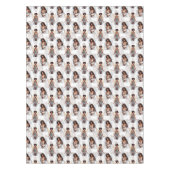 Schöne schwarze Mädchen-Engel-Musterdesign Tischdecke (Vorderseite)