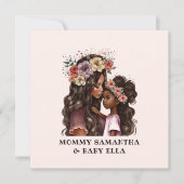 Schöne Schwarze Mama und Tochter (2) (Vorderseite)