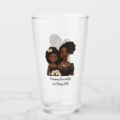 Schöne Schwarze Mama und Tochter (23) Glas (Rückseite)