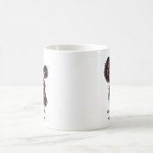 Schöne Schwarze Mama und Tochter (25) Kaffeetasse (Mittel)