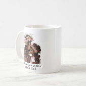 Schöne Schwarze Mama und Tochter (2) Kaffeetasse (Vorderseite Links)
