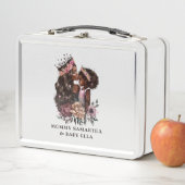 Schöne Schwarze Mama und Tochter (3) Metall Brotdose (Beispiel)