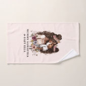 Schöne Schwarze Mama und Tochter (5) Badhandtuch Set (Handtuch)