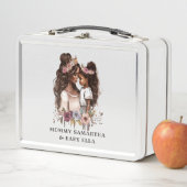 Schöne Schwarze Mama und Tochter (5) Metall Brotdose (Beispiel)