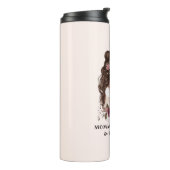 Schöne Schwarze Mama und Tochter (5) Thermosbecher (Nach links gedreht)