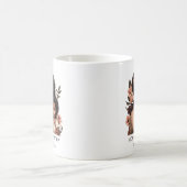 Schöne Schwarze Mama und Tochter (9) Kaffeetasse (Mittel)